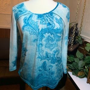 Hippy! Gypsy! Boho, beautiful top by Chico's